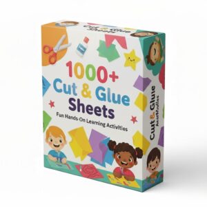 1000+ Cut & Glue Activity Sheets