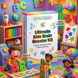 Ultimate Kids Brain Booster Kit 4-in-1 Kids Learning System
